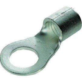 TRUSCO T-R38-12 Bare Crimping Terminals Round Shape φ5.1 inches (13.0 mm) Length 16.7 inches (42.3 mm), 3 Pieces (Quantity: 3 pieces)