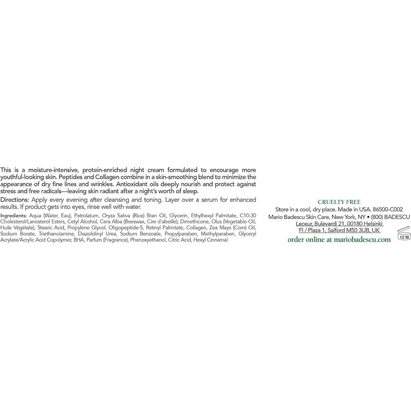 Protein Night Cream by Mario Badescu for Women - 1