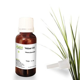 Allin Exporters Vetiver Essential Oil, 15ml