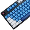 MOLGRIA Keycaps Lilith, 130 Set Blue and White Keycaps for