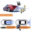 Reversing camera, vehicle-specific camera, inconspicuously integrated into the license plate