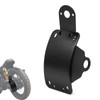 Amazicha Motorcycle 1" Axle Hole License Plate Bracket Curved Side
