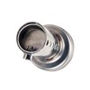 Larcele Motorcycle 48mm Adjustable and Detachable Universal Inclined Rear Silencer