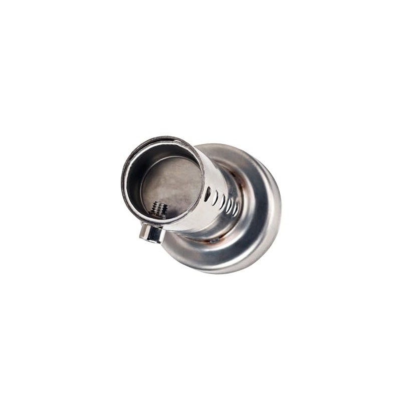 Larcele Motorcycle 48mm Adjustable and Detachable Universal Inclined Rear Silencer