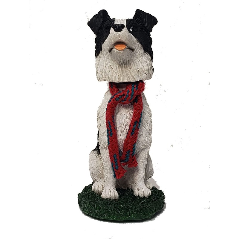 Animal Den Border Collie Dog Bobblehead Figure Statue Gift for