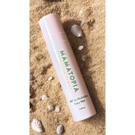 "MAMATOPIA Bruma protectora solar mineral natural, no irritante, sin aceite e hidratante extrafuerte de 's Skin Care, FPS 50, rosa claro