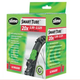 Slime Smart Tube 20" X 1.50-2.125 Self Healing Bike Inner Tube - Schrader Valve