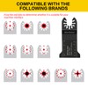Enventor 45PCS Oscillating Multitool Blades, Professional Universal Multi Tool Saw