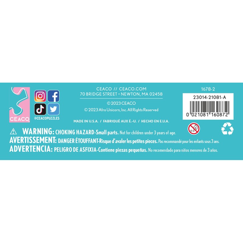 Ceaco - April Showers - Afro Unicorn - Unicorn Magic