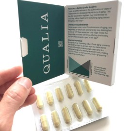 Qualia Senolytic Two-day Cell Rejuvenation Regimen Optimized Aging 12 Capsules