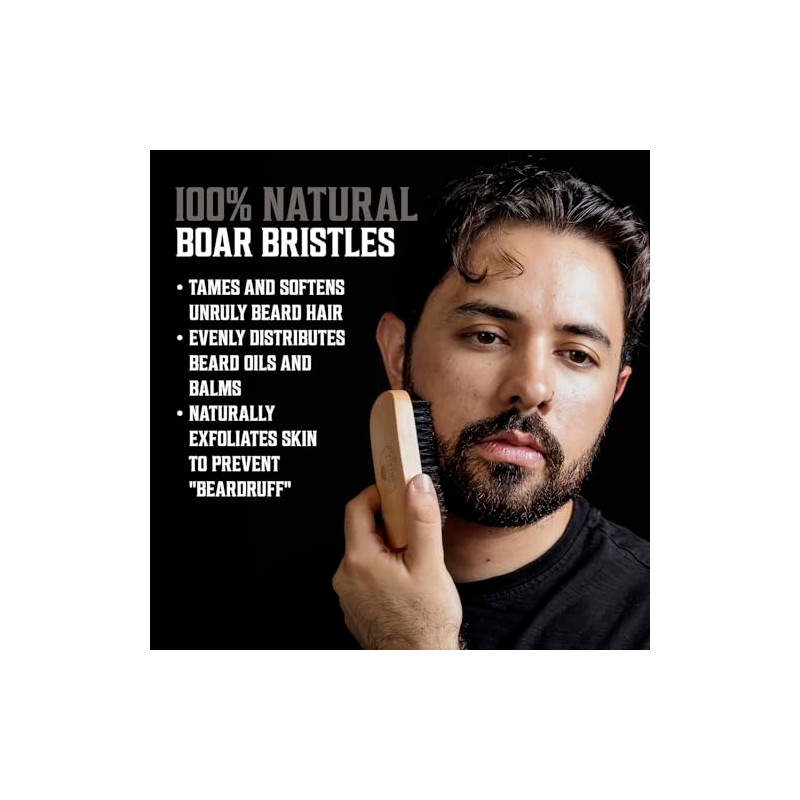 Viking Revolution Kit de cuidado de barba para hombres: el