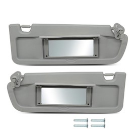 Pair Gray Sun Visor Compatible with Civic 2006-2011 83230-SNA-A01ZA