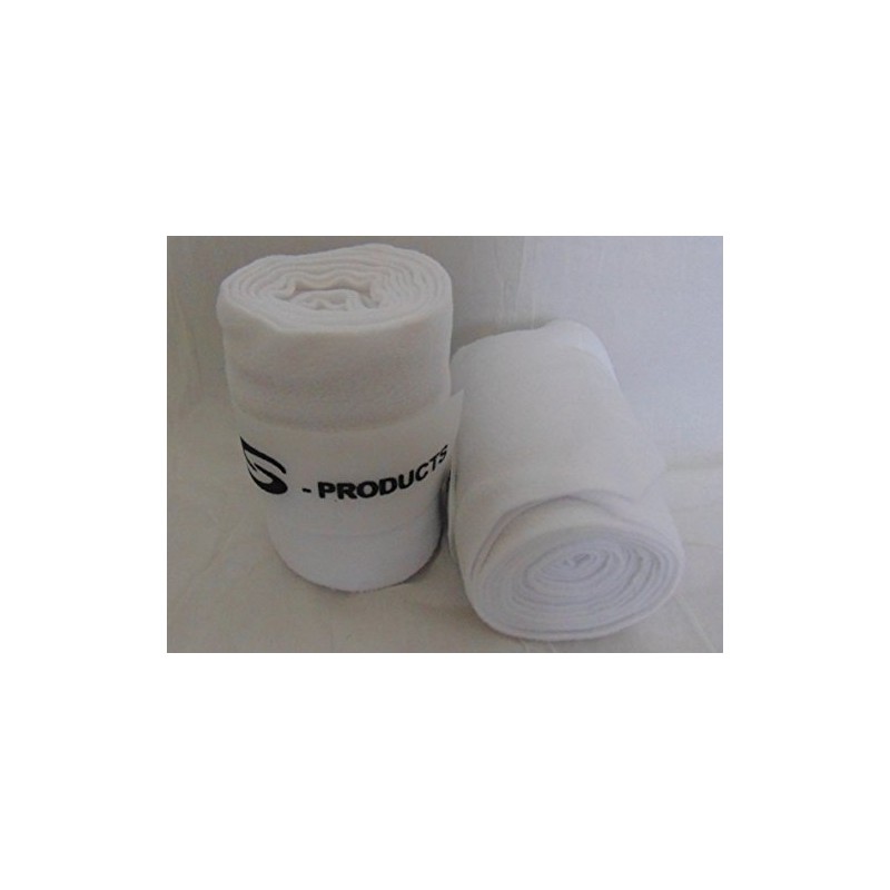 S-Products 4 HORSE BANDAGED EXERCISE DRESSAGE SCHOOLING FLATWORK VET STABLE