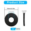 Pack of 50 Flat Washers M6, Black Washers Stainless Steel