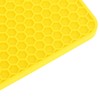 5Pcs Silicone Trivet Mat Square Round Honeycomb Hot Pad Non