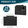 Azushwer 10 Pcs Labels for Baskets, Black Premium Bin Basket