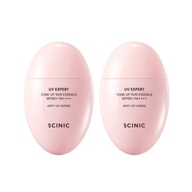 CYNIC 싸이닉 UV 엑스퍼트 톤업 선에센스 50ml / 톤업+미백+진정 선크림 2개 Cy-nic UV Expert Tone-Up Sun Essence 50ml / Tone-Up + Whitening + Soothing Sunscreen 2 pcs