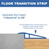 uxcell Floor Transition Strip 6.5ft Self-Adhesive Flooring Edge Trim Strip