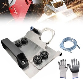 Winkelschleiferständer für Fliesen 45° Fasenschneiden, 45-Grad-Multifunktions-Anfasmaschine,für Winkelschleifer vom Typ 100, Winkelschleifer-Ständer Schleiferhalter (Silber)