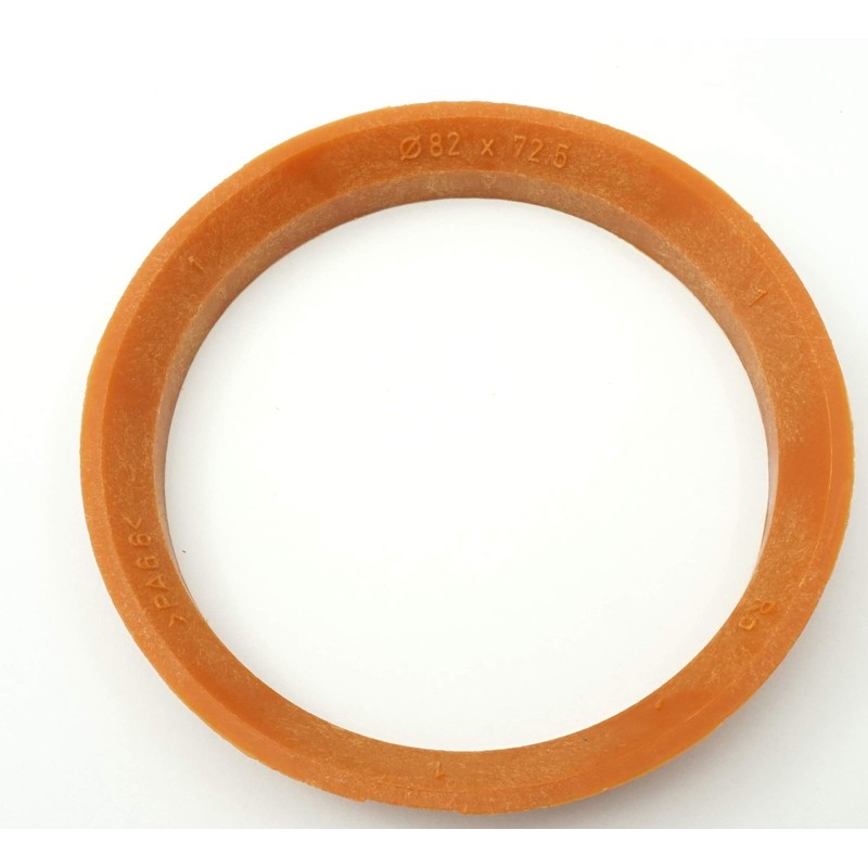RONAL 4x Centring Rings 82.0-72.5/82 to 72.5 Blood Orange