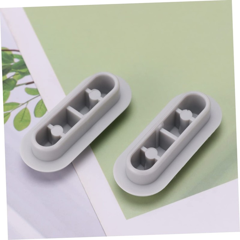 TEHAUX 2pcs Toilet Seat Padding Kit Antislip Gasket Bumper Toilet