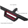 KUAFU Universal Hitch Step w/Led Brake Light Fit 2" Receiver