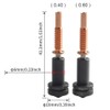 Upgraded High Flow 0.6mm Trimetal Nozzles Hardened Steel/Copper/Titanium Compatible with