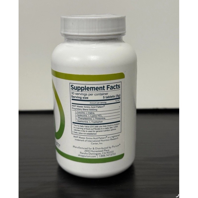 Purium Super Amino 23 - 150 Vegan Tablets BCAA &