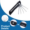 JAWUZ 20 in1 Schlüssellochsperrer türöffnungswerkzeug schlüsseldecoder Lockpicking Set profi steinschleuder