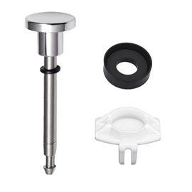 Tub spout diverter repair kit, Includes 1 x Diverter Valve Stems, 1 x Cup Seals and 1 x Gates For 101017 101237 Universal Shower Bathtub Leaky Faucet Repair Replacement Parts（Polished Chrome）