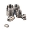50Pcs Stainless Steel Inner Thread Self Tapping Thread Inserts Set