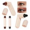 Anebake 2pzs Doble Sello Delineador De Ojos Waterproof 2.1g,negro Y