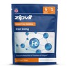 Zipvit Iron Tablets 14mg, High Strength Ferrous Fumarate, 180 Vegan