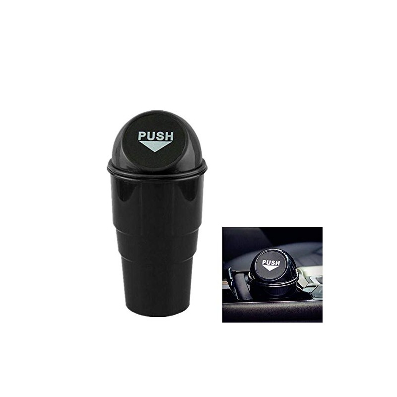 Riloer Car Dustbin Ashtray Home Office Rubbish Bin Holder Bin