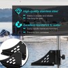 Universal Pontoon Trolling Motor Mount Fit for Shaft with 1.15"