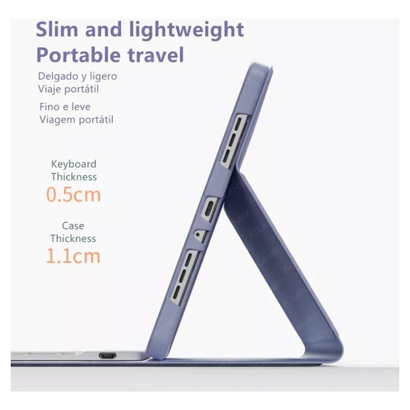 generic K Funda Con Teclado For Oppo Realme Pad 10.4