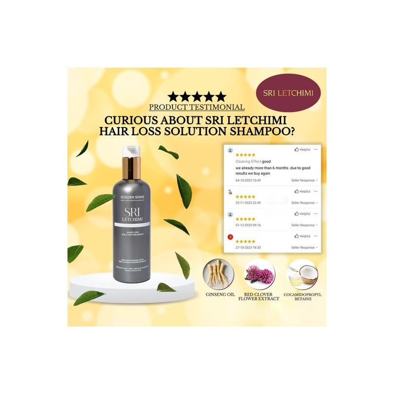 Golden Shine SRI LETCHIMI | Hair Loss Solution Shampoo