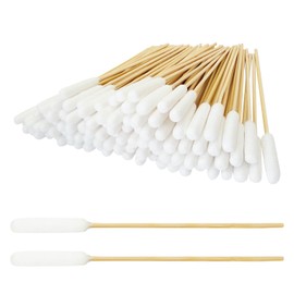 6 Inch Long Cotton Swabs for Pet Grooming - 100pcs Bamboo Ear Cleaning Q Tips for Dogs & Cats - Large Cotton Buds with 1.57 Inch Cotton Head for Ears - Eco-Friendly Pet Ear Swabs