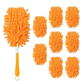 8 Pack Reusable Duster Refill Compatible with Swiffer Hand Duster, 360 Heavy Duty Duster Refills for Cleaning, Office, Ceiling Fan (Handle is Not Included)