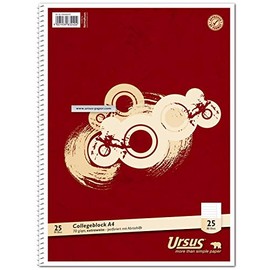 College Notepad LIN25 A4 80 Sheets 70 g/m² 9 mm Lined with Margin