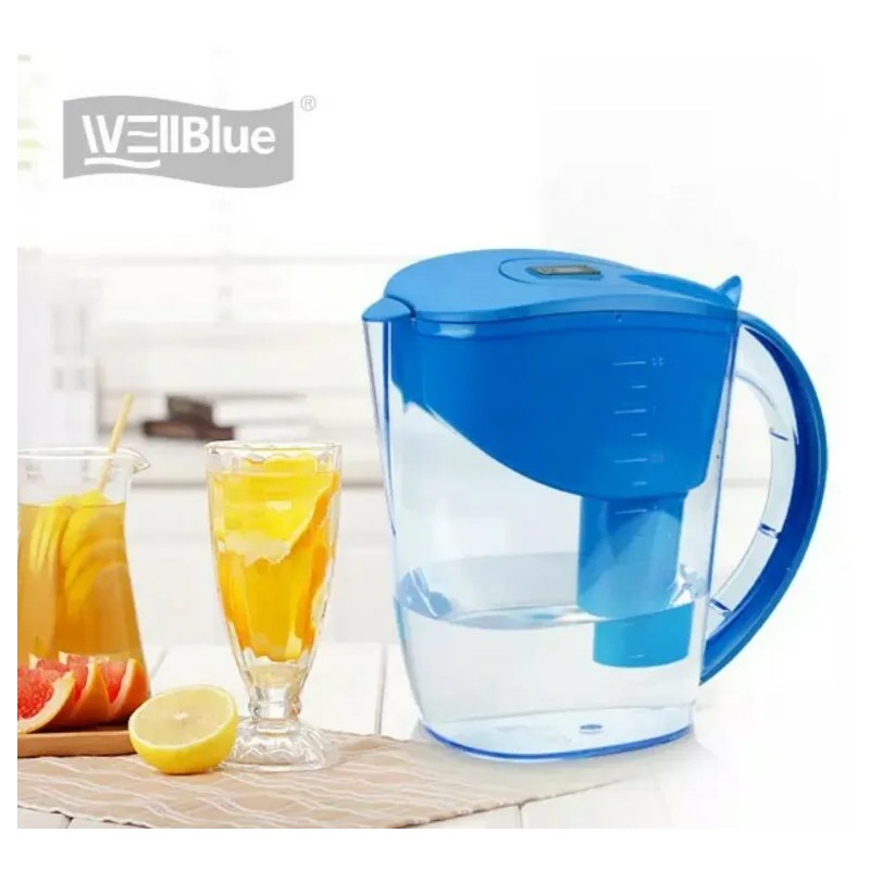 well Blue Alkaline Water Pitcher & Ionizer 3.5L Pure Healthy