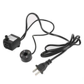 Submersible Pump, 2W Ultra Quiet Submersible with LED Light Outdoor Fountain for Aquarium Fish Aquarium Fountain(US Plug)
