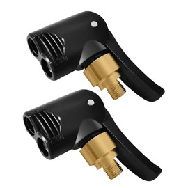 Car Valve Lever Plug Car Valve Adapter, Car Tyre Air Chuck Car Valve Lever Plug Tyre Valve Tyre Air Chuck Air Pumps Clip Thread Nozzles Valve Connection Adapter (2 Pieces, Non Deflatable)