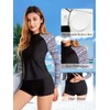 Mexholin Rash Guard for Women Sun Protection UPF 50+ Quick