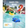BALDR Pool Thermometer Floating Easy Read, Solar Pool Thermometer with