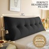 DANGHOOGY Headboard Pillow for Bed, Large Triangular Wedge Headboard Pillow