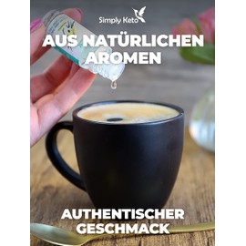Simply Keto Flavour Drops Vanille Natürliches Aroma 10ml - Geschmackstropfen ohne Kalorien - Flavor Drops für Shakes, Porridge uvm - Aromatropfen zum Süßen ohne Zucker - Kalorienfrei & Vegan