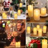 KELAUDIA SHOP Vela Led Recargable Parpadeante Danzantes Control Remoto15cm