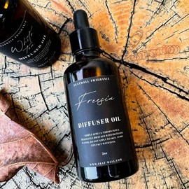 Alluring Scented Oil for Home - Diffuser Oil - Essential Oils  - Pure and Natural Fragrance Oils for Home - car aroma refill Scent for Diffusers:_Freesia