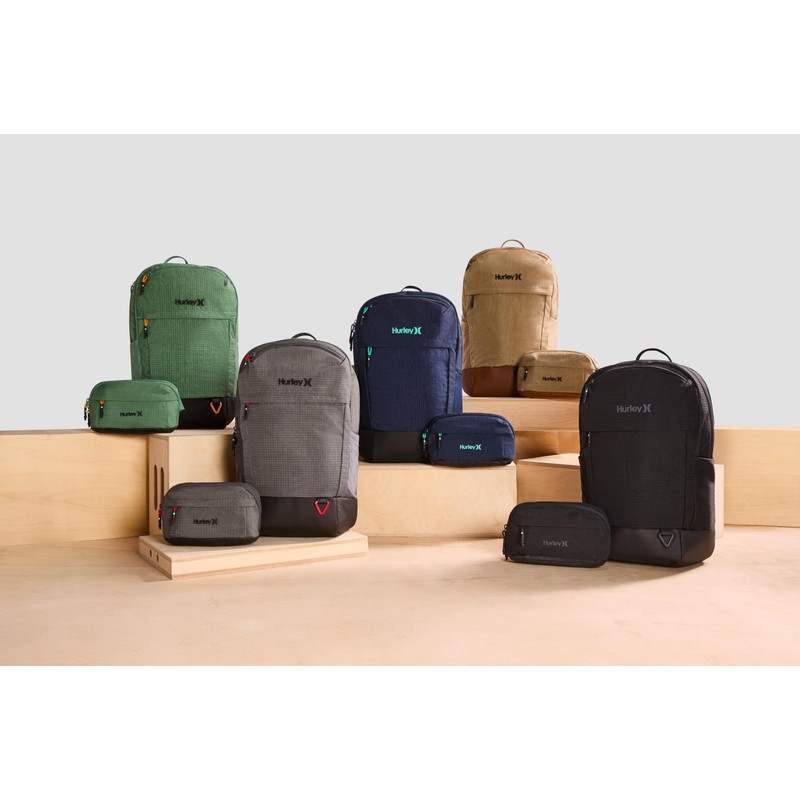 Hurley Mens Classic Backpack, Ion Grey, One Size